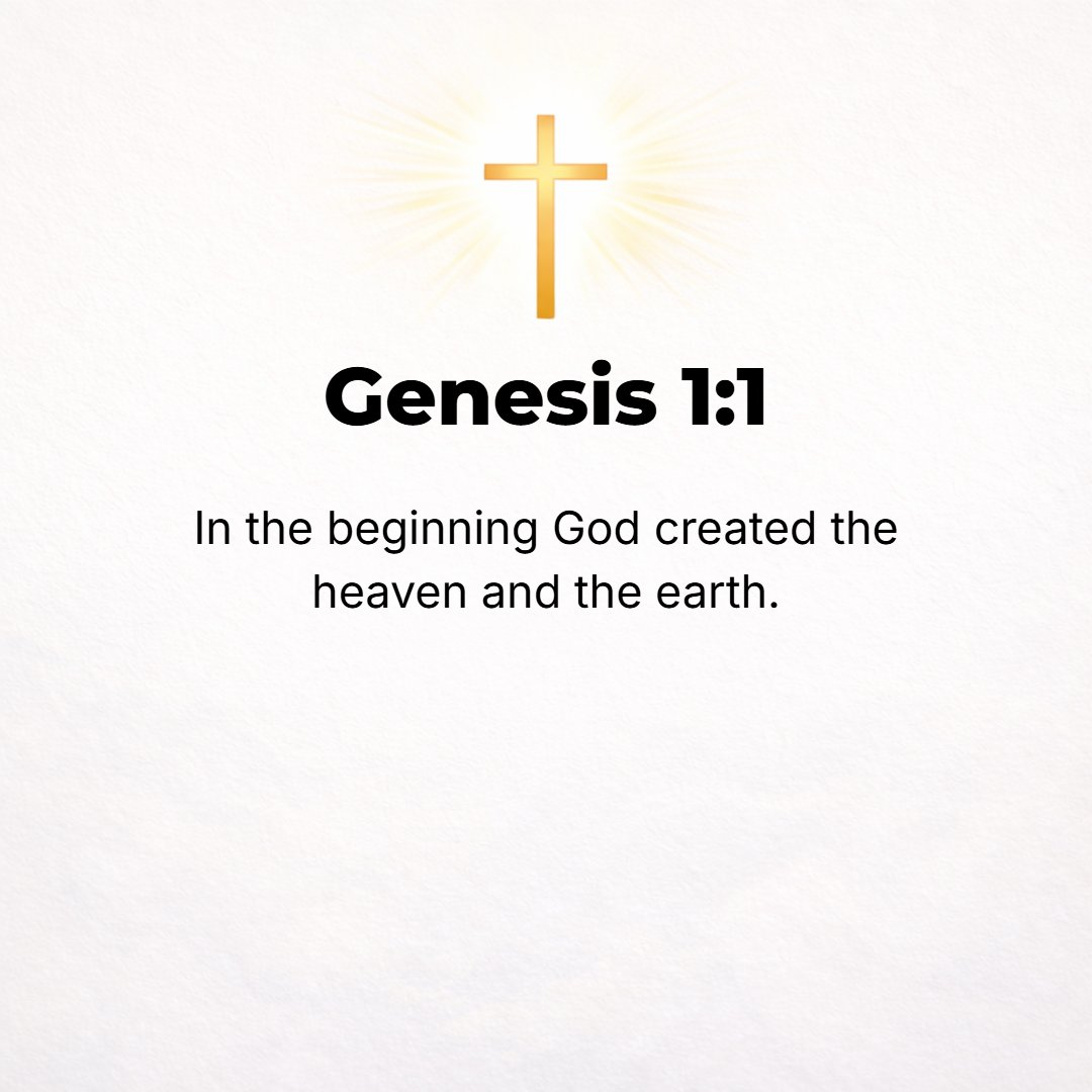 Genesis 1:1 - IN THE beginning God (prepared, formed, fashioned, and) created the heavens and the earth. [Heb. 11:3.]